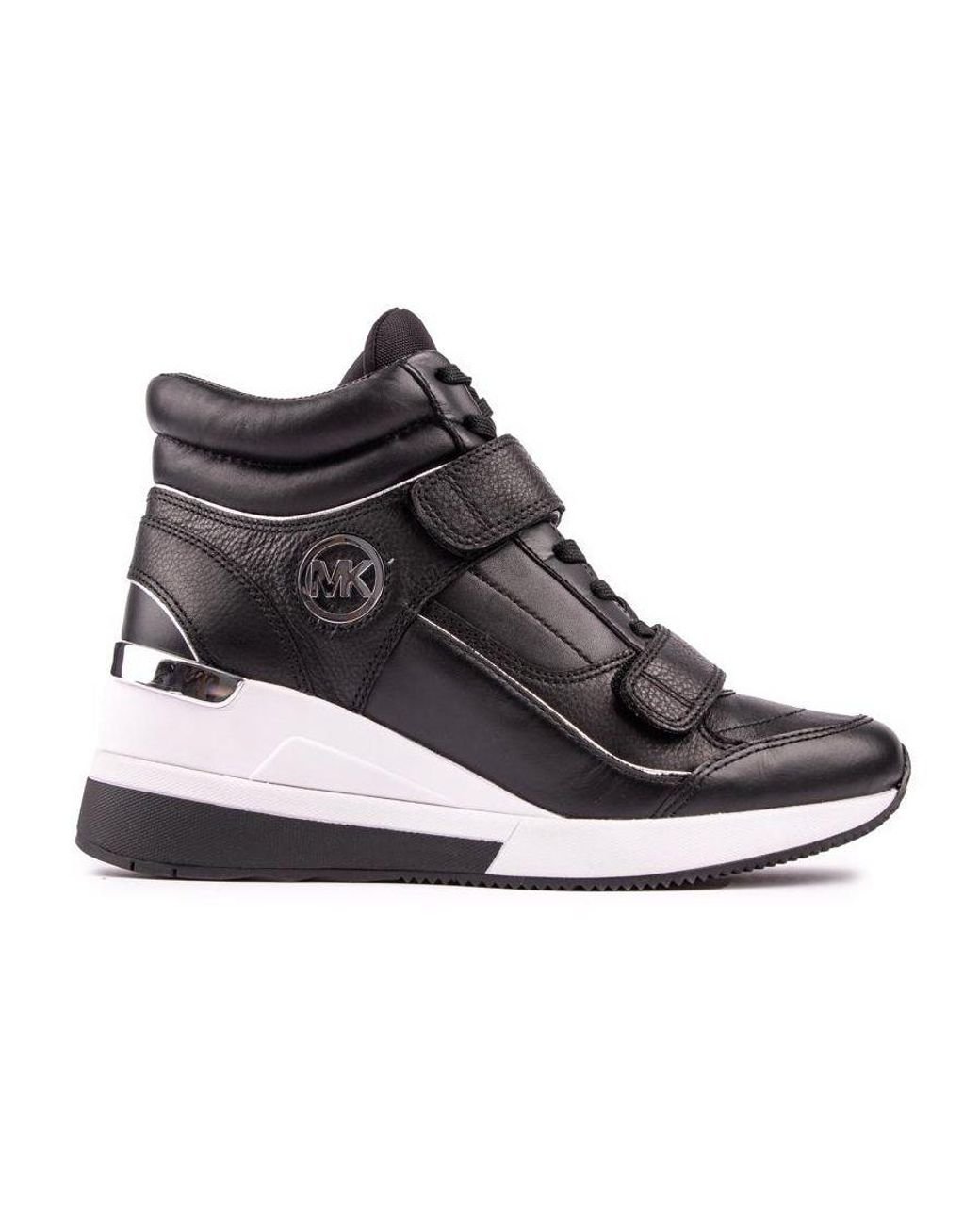 Mk cheap black trainers