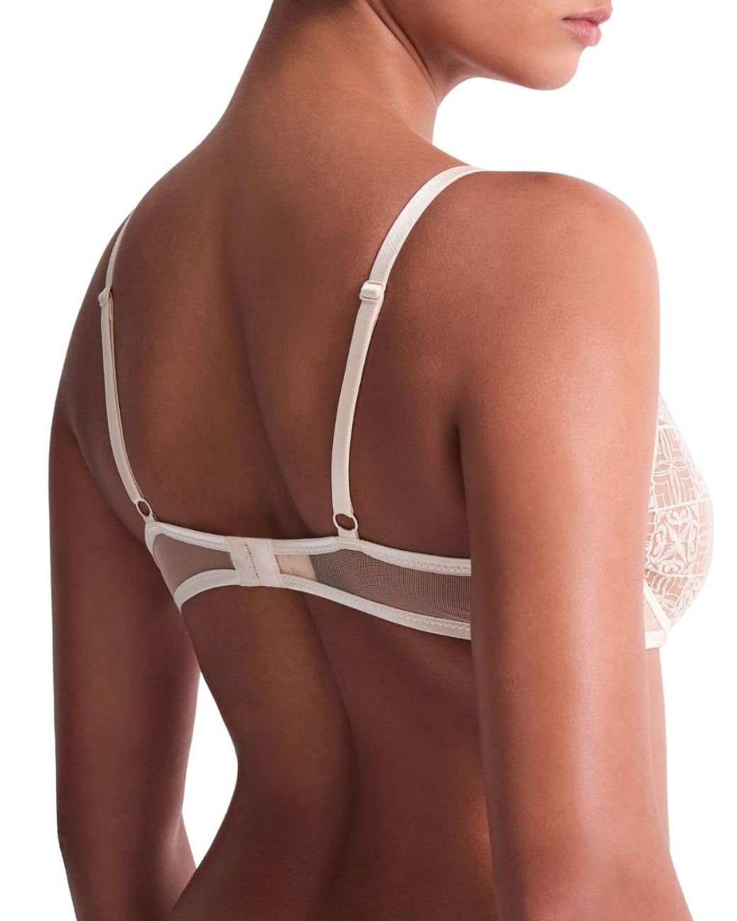Aubade Pink Iconic Calypso Single Wire Plunge Bra