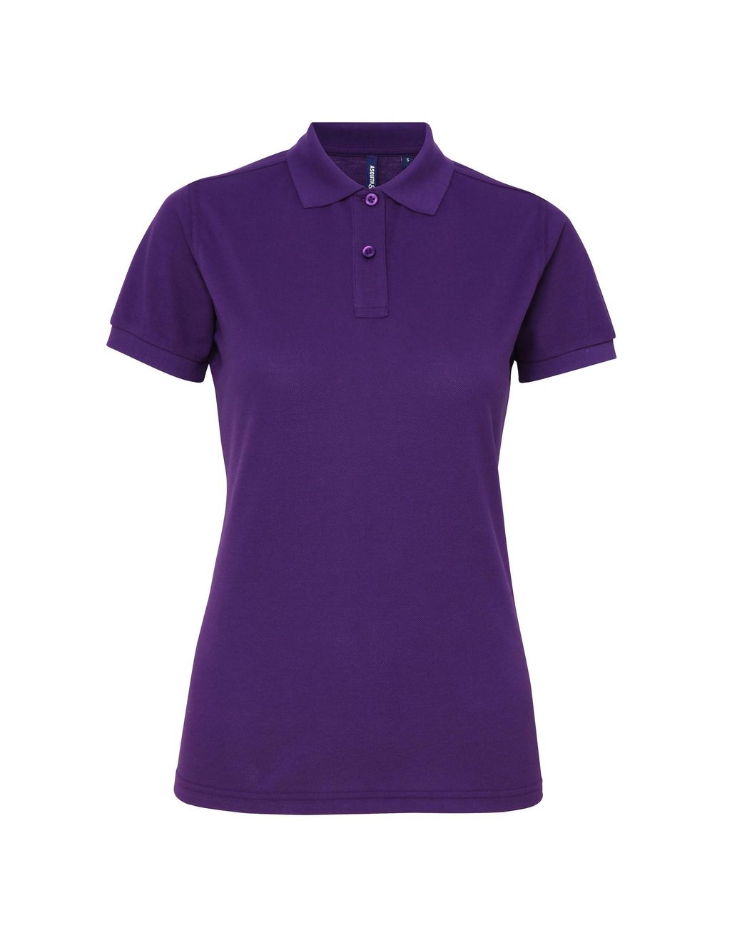 Asquith & Fox Purple Ladies Short Sleeve Performance Blend Polo Shirt