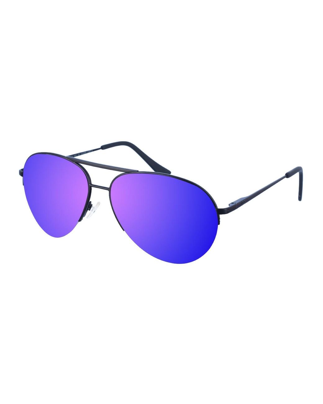 Kypers Purple Maxy Oval-Shaped Metal Sunglasses