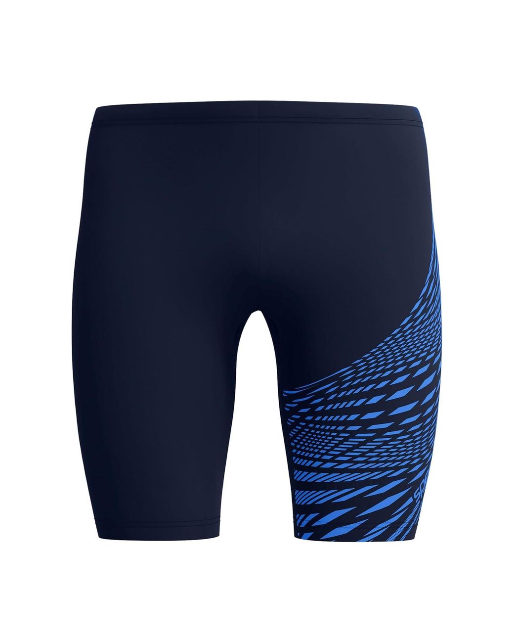 Speedo Blue Medley Wave Pattern Jammer Shorts /Cobalt Pop) for men