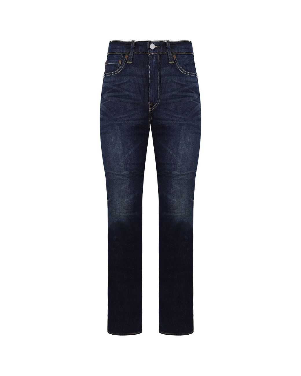Levi's Blue Levi's Slim Fit Straight Leg Dark Jeans Cotton for men