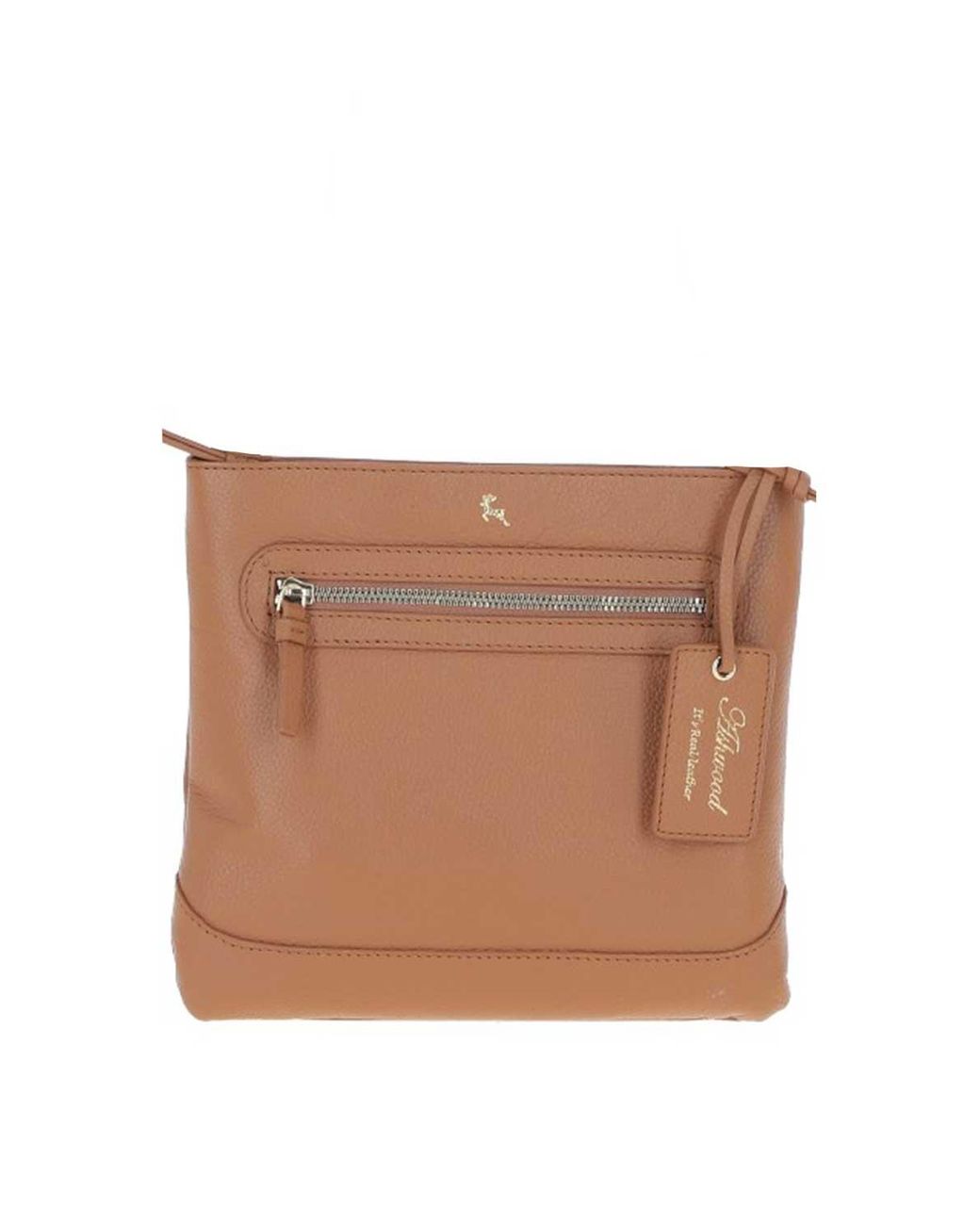 Ashwood Leather Brown 'Bliss' Cross Body Bag With Adjustable Strap