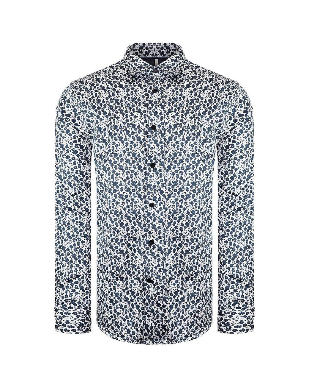 Ted Baker Blue Capua Ditsy Shirt for men