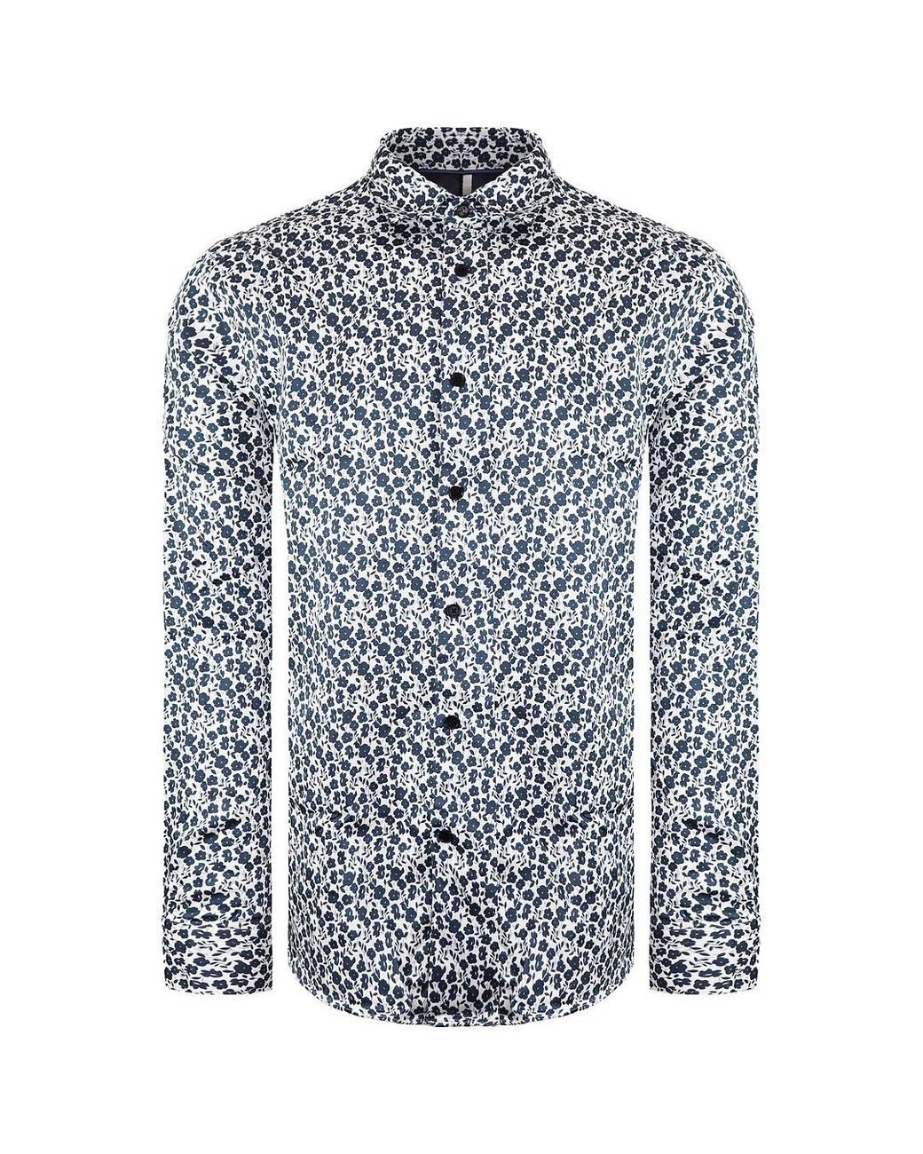 Ted Baker Blue Capua Ditsy Shirt for men