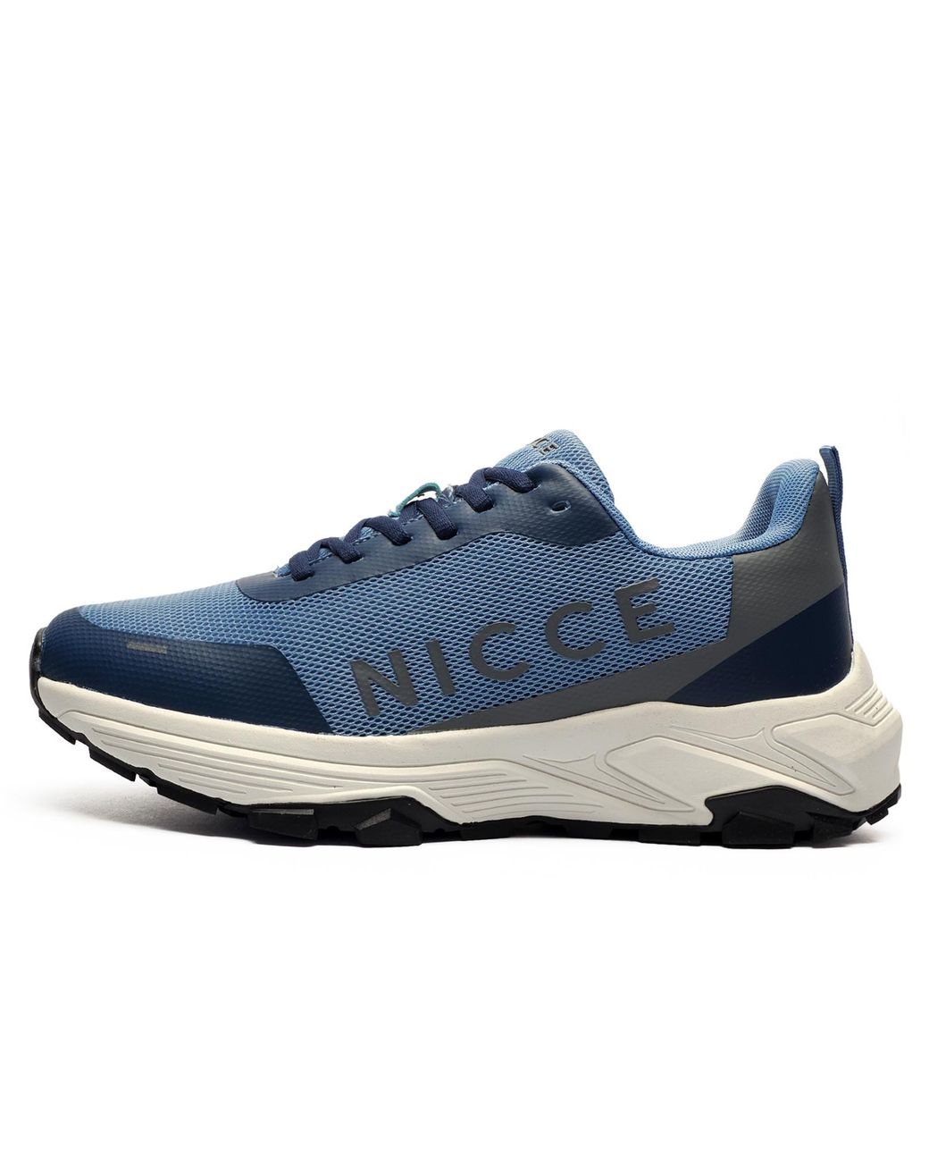 Nicce London Blue Metolo Trainers for men