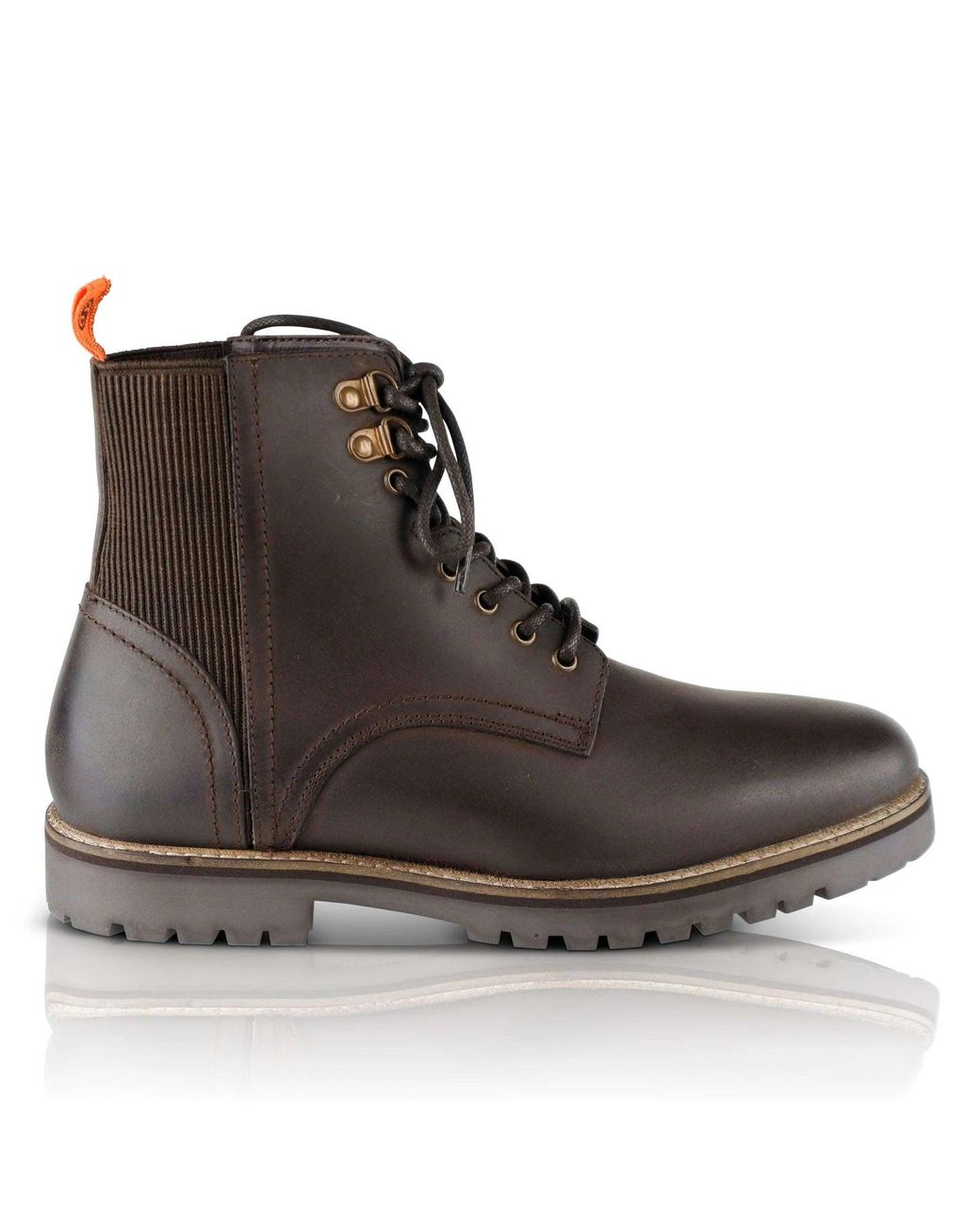 Silver Street London Brown Manchester Boots for men