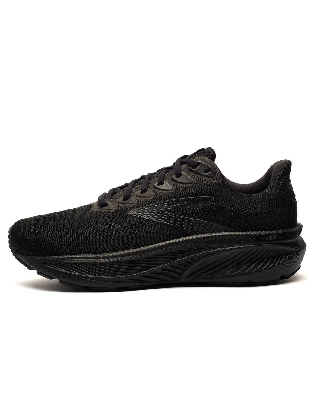 Brooks Black Ghost 17 Wide Fit Runnimg Shoes for men