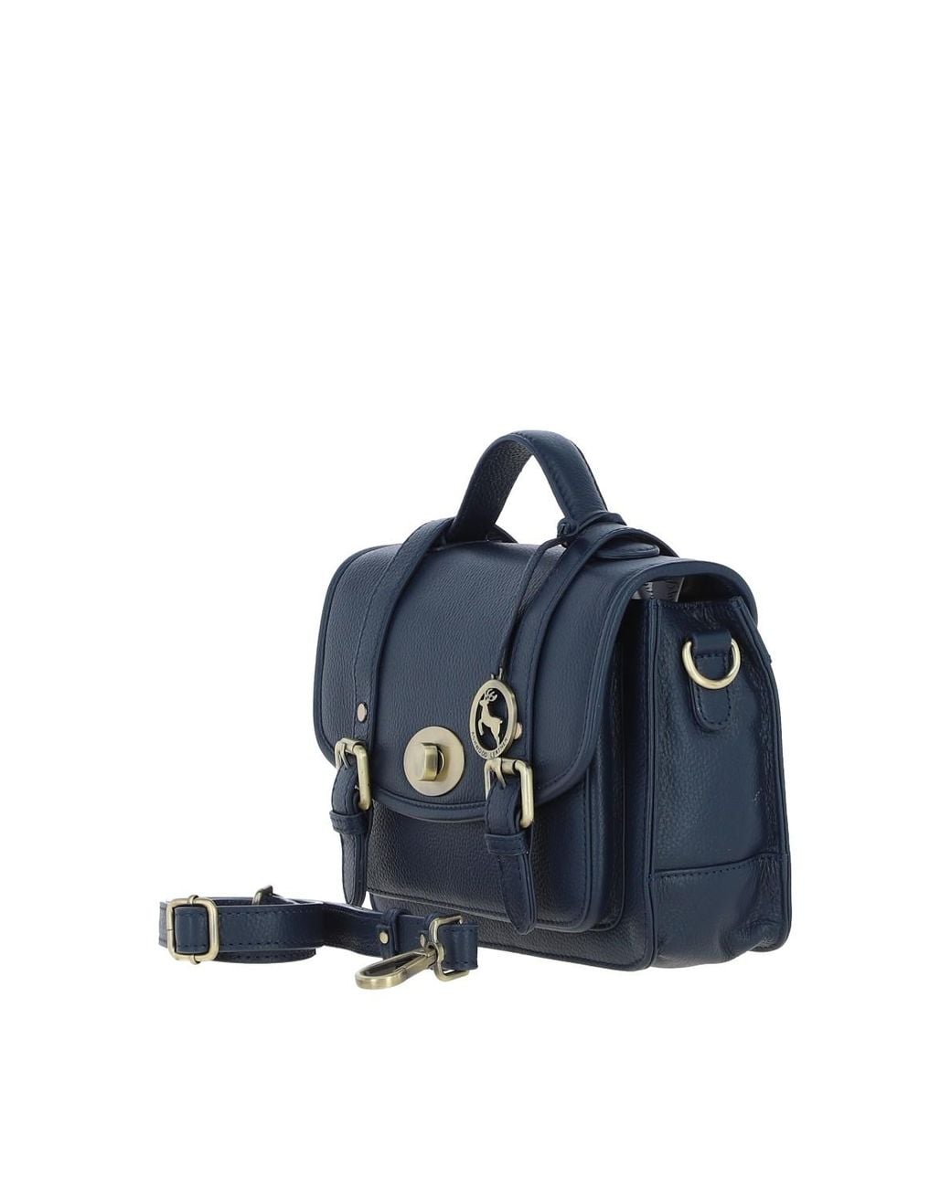Ashwood Leather Blue Stylish Real Large Satchel Bag
