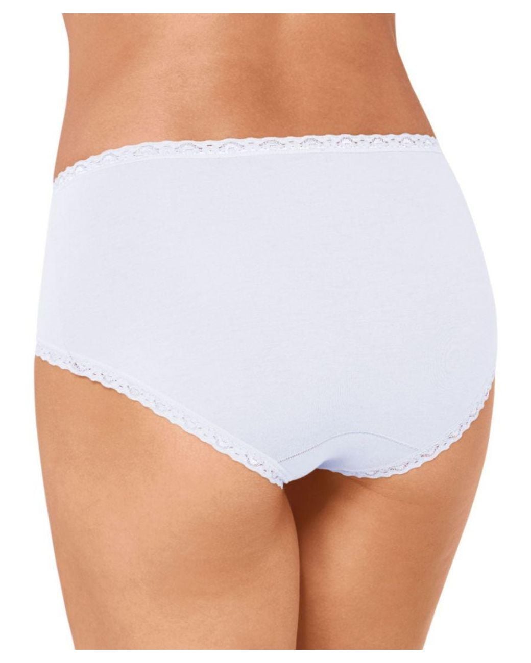 Sloggi White 24/7 Cotton Lace Midi Briefs