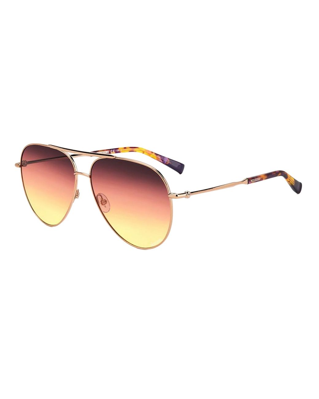 Missoni Metallic Sunglasses 57/16/145 Mm Metal