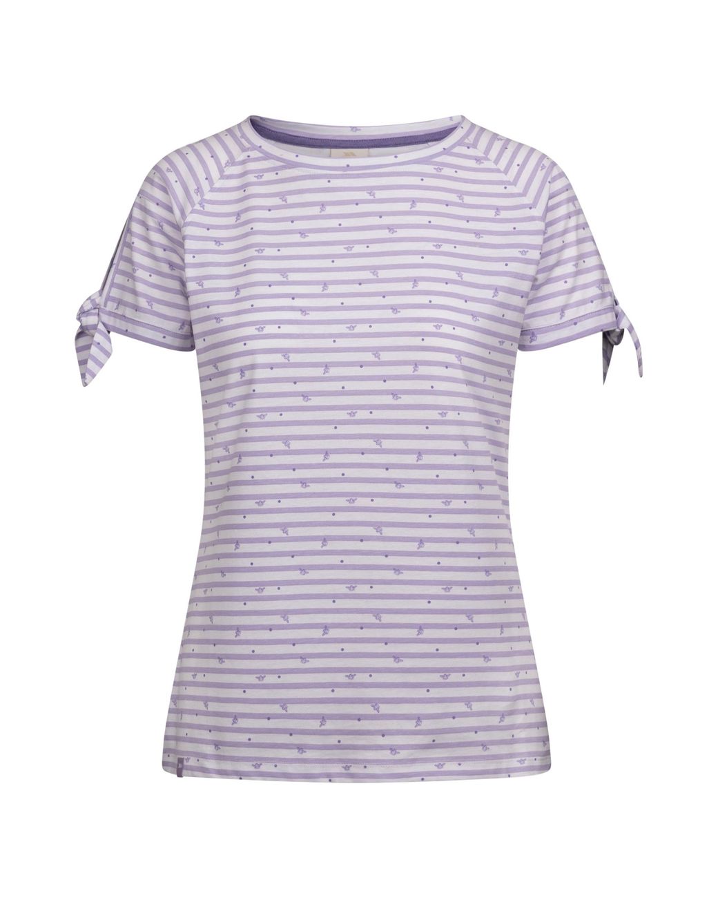 Trespass Purple Ladies Penelope Stripe Bee T-Shirt (Gelsomino)