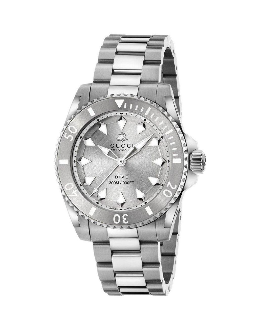 Gucci Metallic Ya136354 Dive Automatic Watch 40Mm
