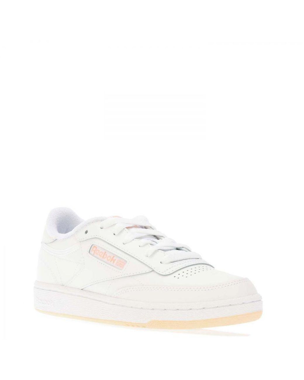 Reebok White Classic Club C 85 Trainers