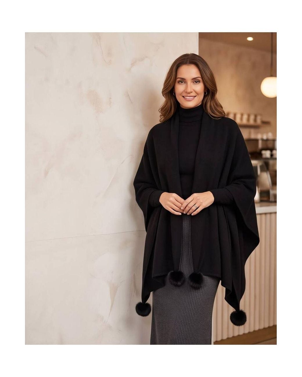 RYVAN Black Scarf