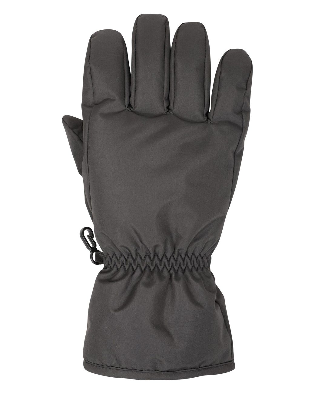 Mountain Warehouse Black Ski Gloves Warm Snowproof Water Resistant Textured Palm Winter Mittens for men