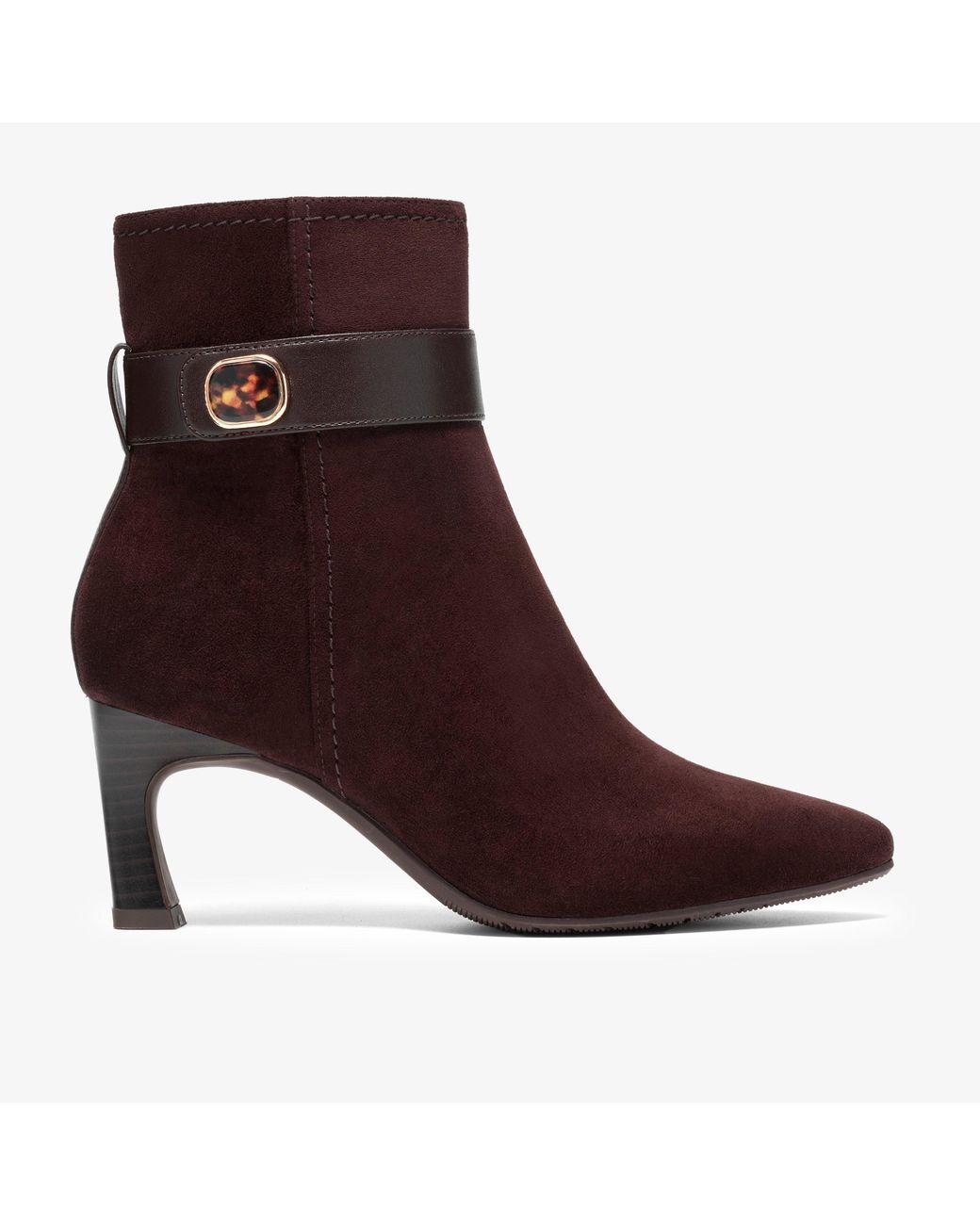 Clarks Brown Tammitha Nora Dark Boots