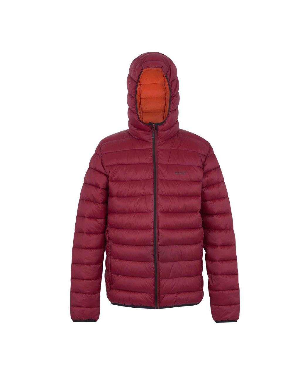 Regatta Red Marizion Baffled Hooded Padded Jacket (Dark) for men