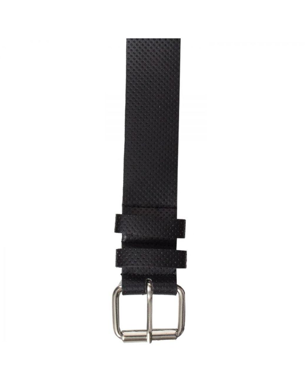 Kruze By Enzo Black Embossed Leather Belt for men
