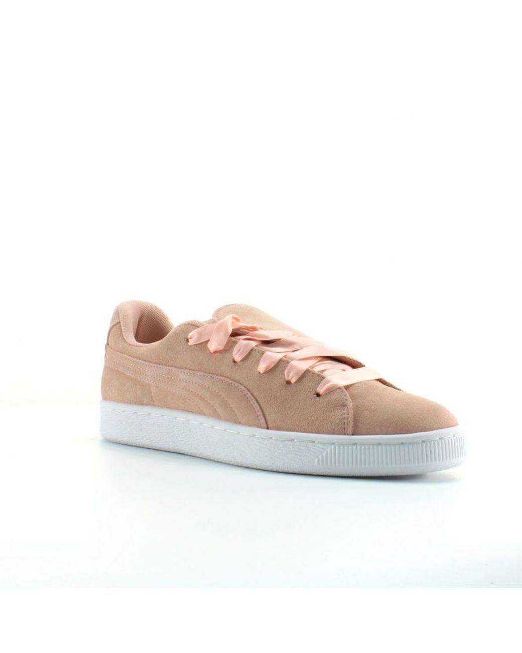 PUMA Pink Suede Crush Peach Trainers