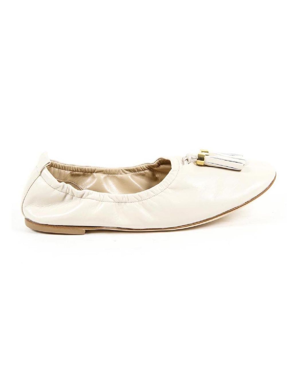 Versace 19.69 Abbigliamento Sportivo White V Ballerina 302998 Nappa Skin