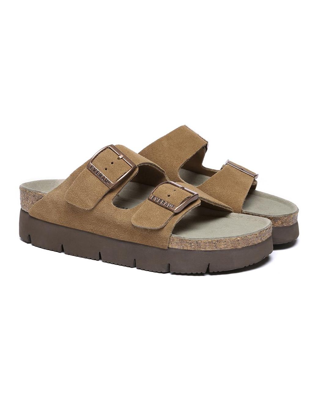 EverAu Australia Brown Ever Au Sandal Platform With Sole