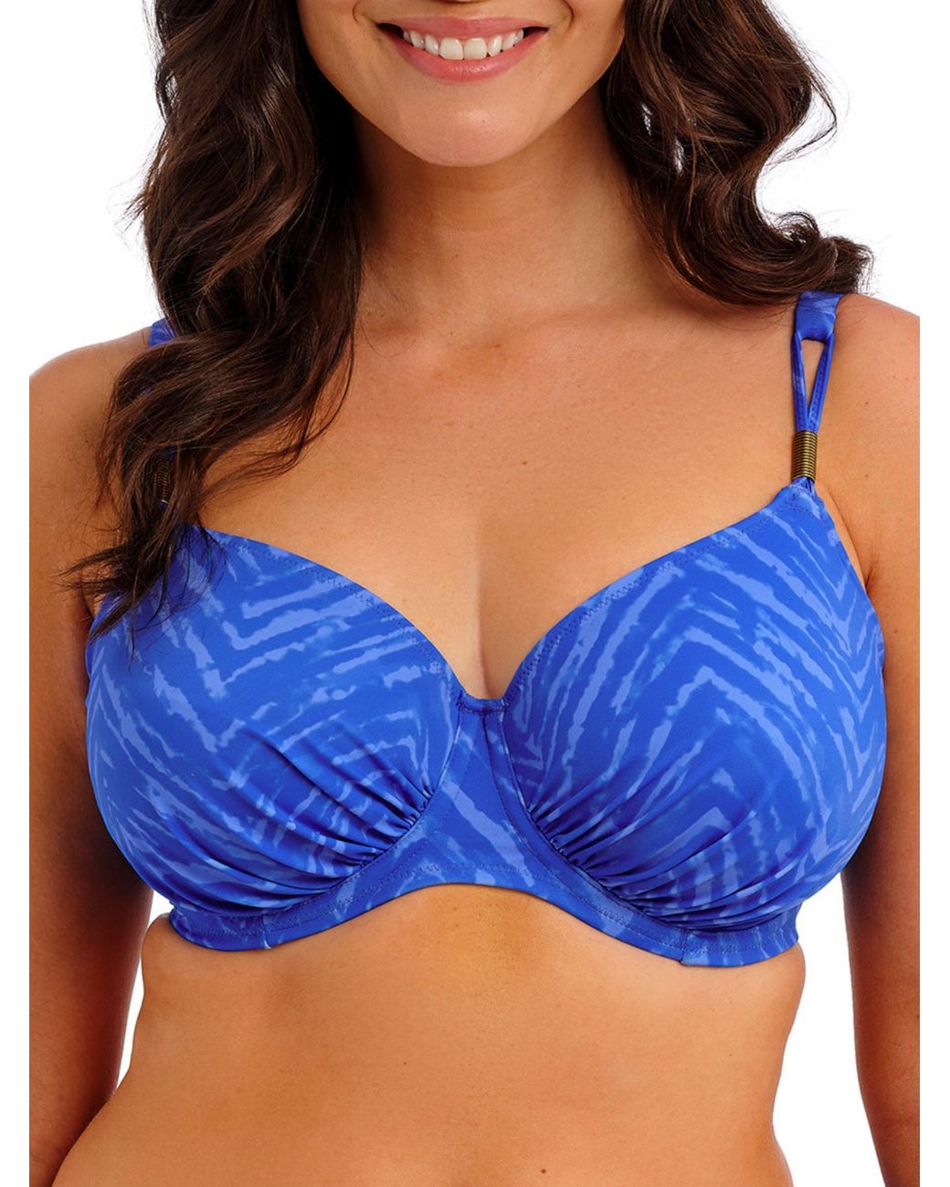 Fantasie Blue Punta Mita Full Cup Bikini Top