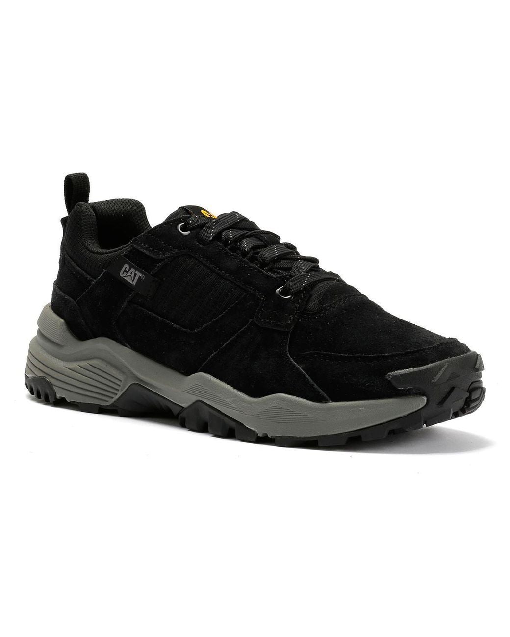 Caterpillar Black Grapple Suede Trainers for men