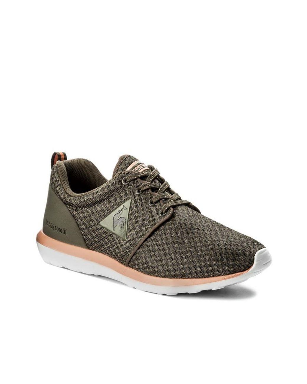 Le Coq Sportif Green Dynacomf Feminine Mesh Dark Trainers