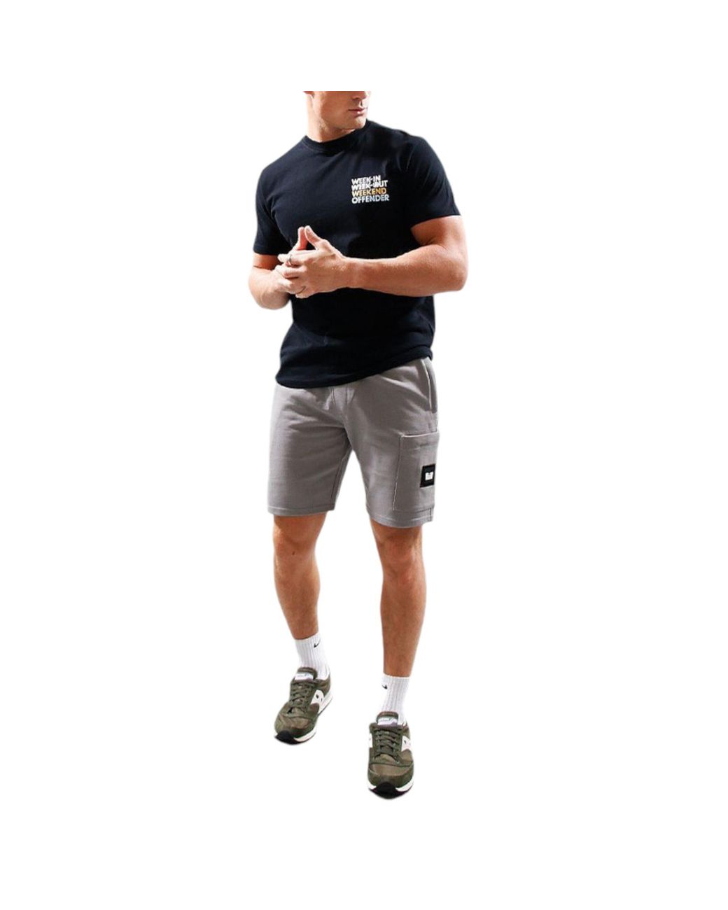 Weekend Offender Black T Shirts Week for men