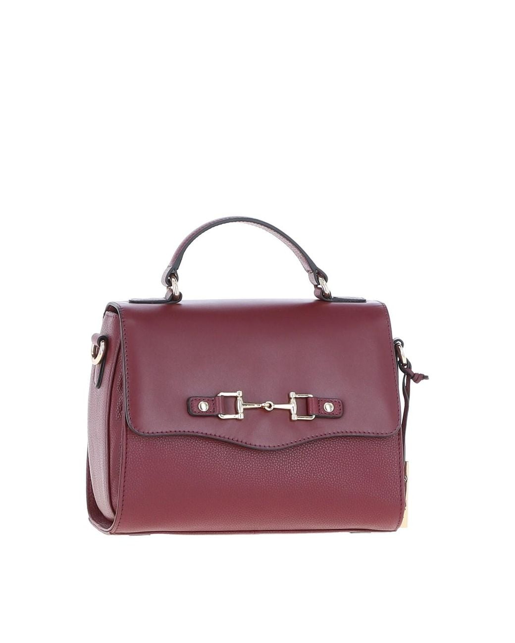 Ashwood Leather Real Flap Over Handbag in Purple | Lyst UK