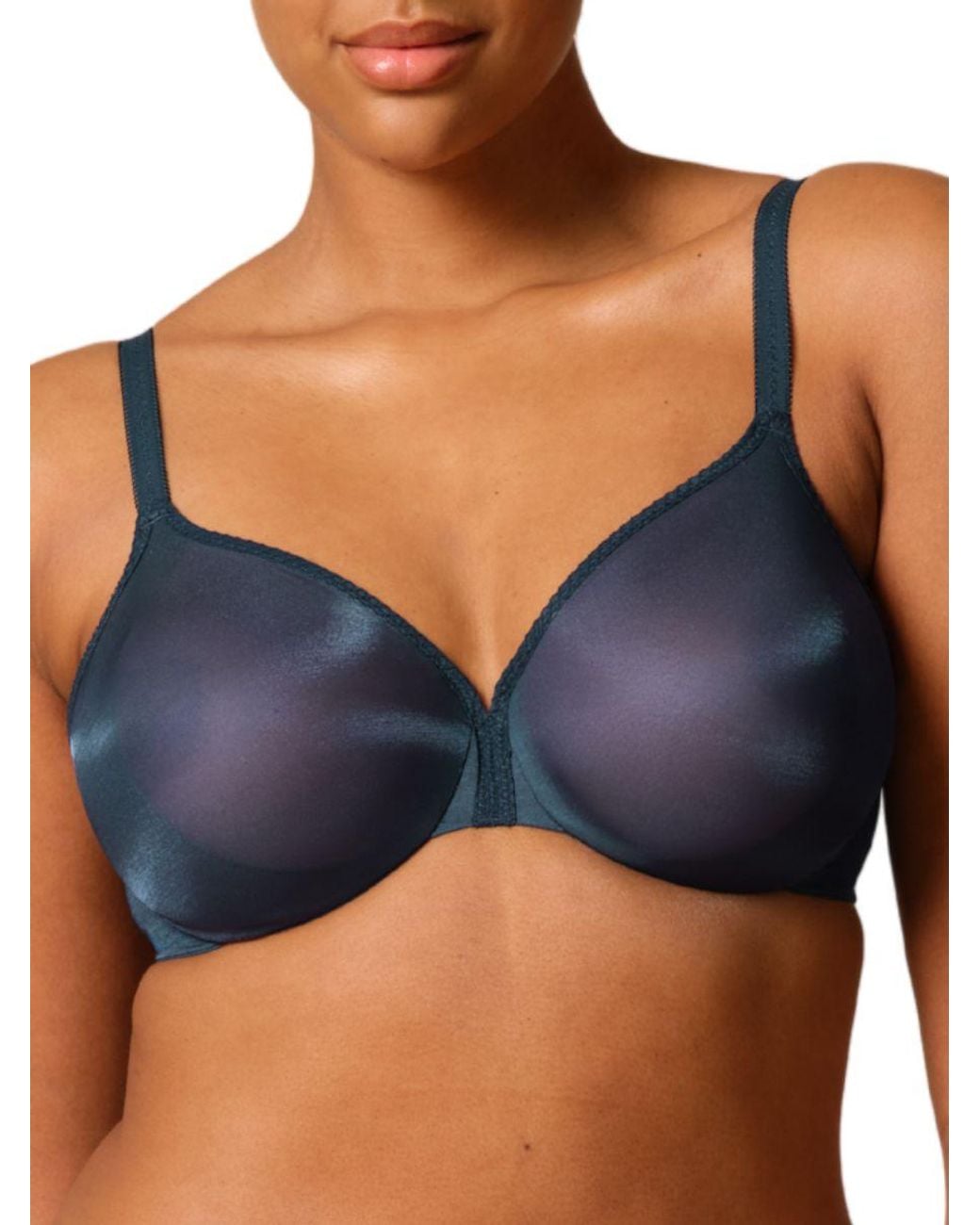 Gossard Blue Glossies Sheer Plunge Bra