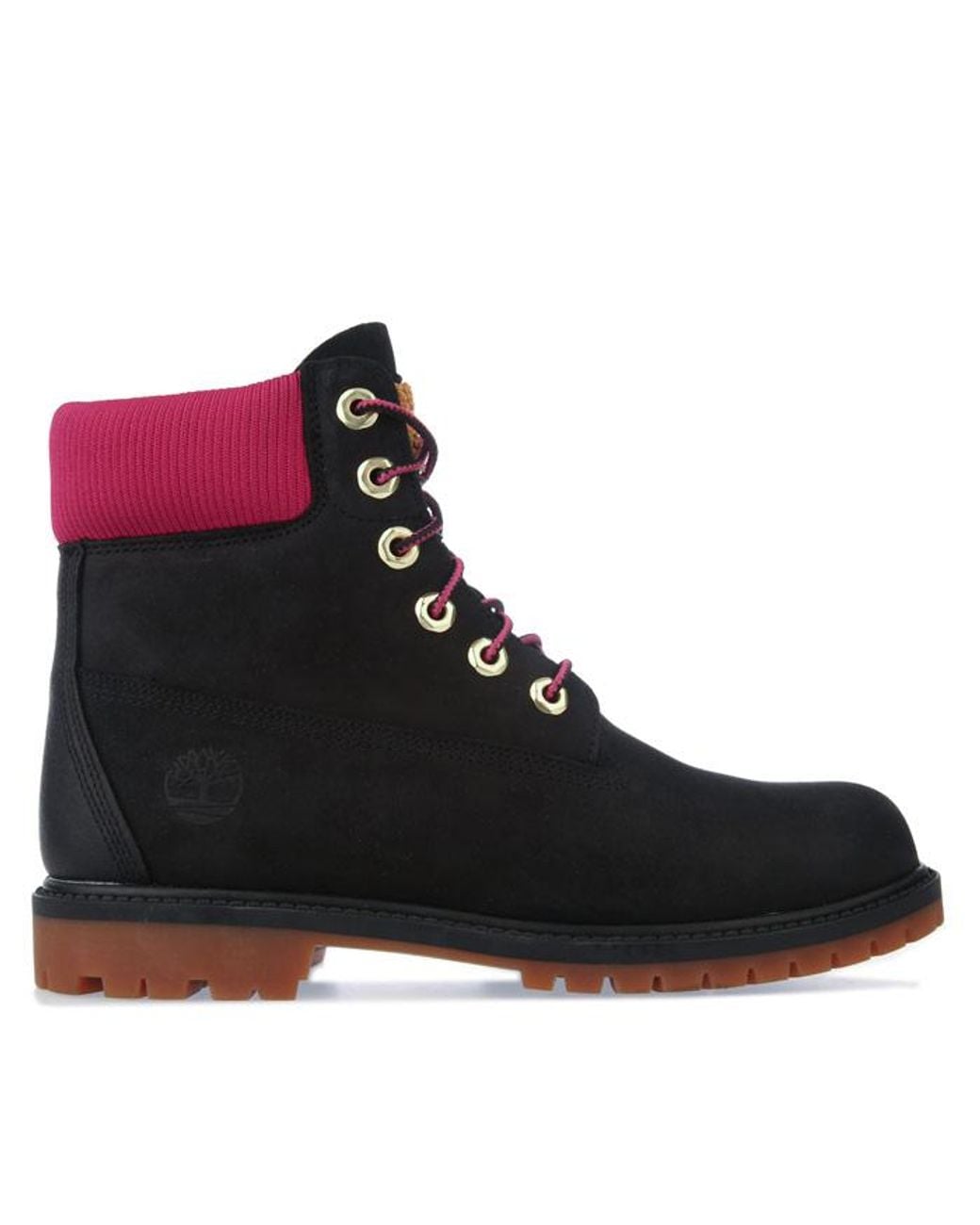 Timberland Black 6 Inch Heritage Cupsole Boots