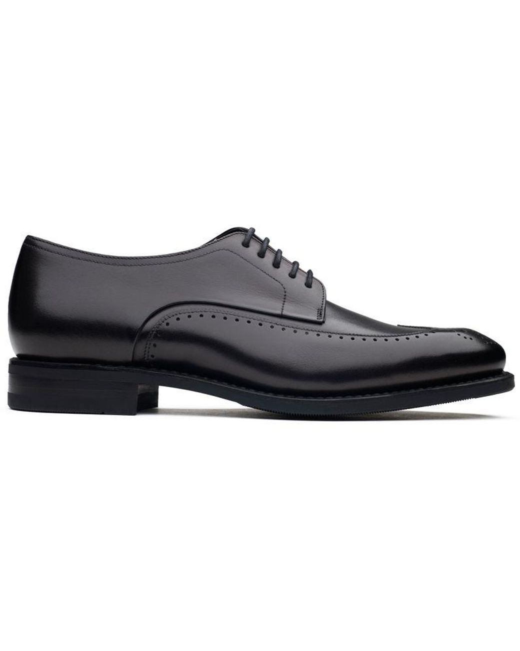 Loake Black Bale Shoes for men