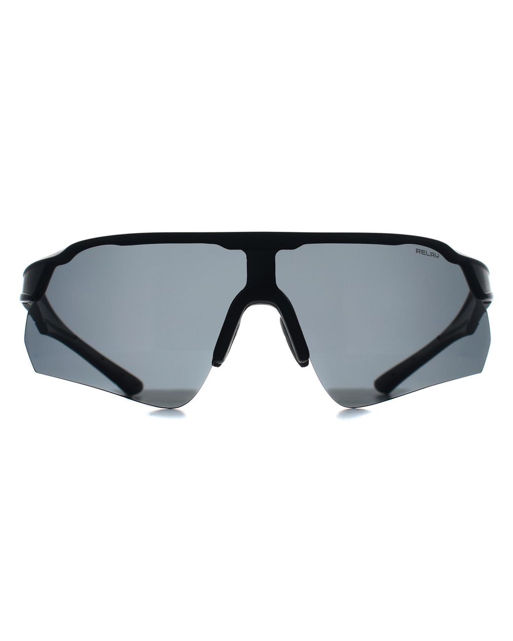 Replay Gray Shield Matte Smoke Polarized Clearshot