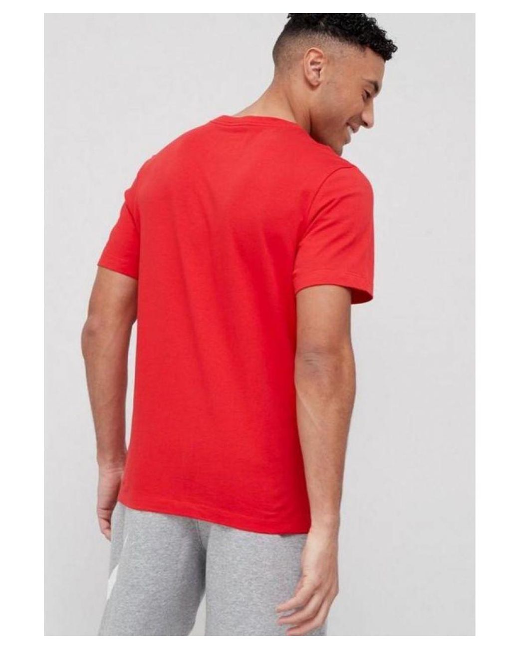Nike Red Sportswear T Shirt Club for men