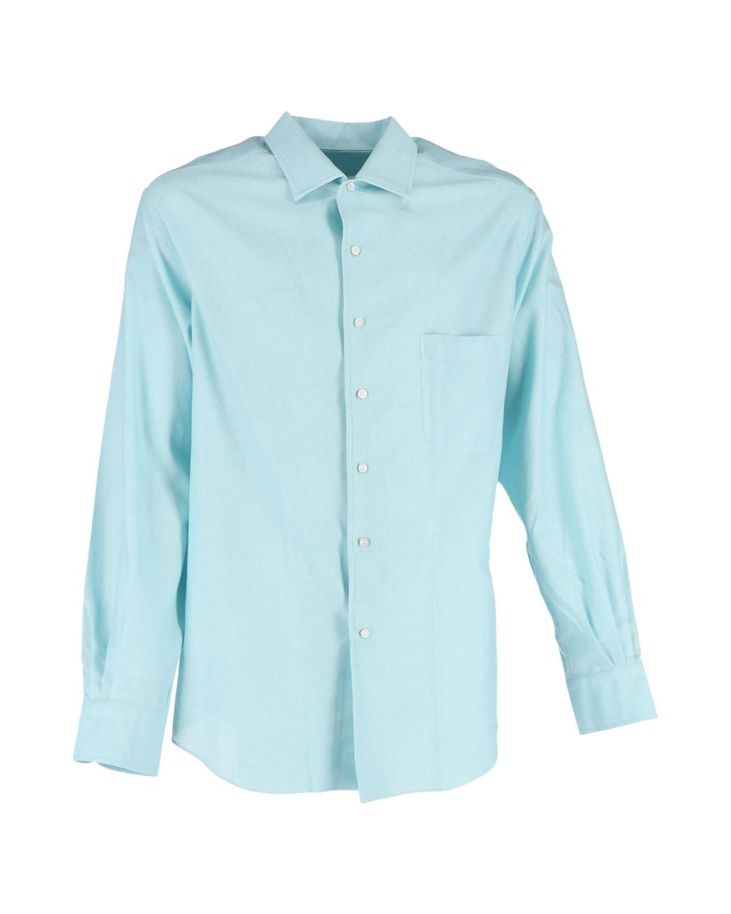 Loro Piana Blue Buttoned Shirt for men