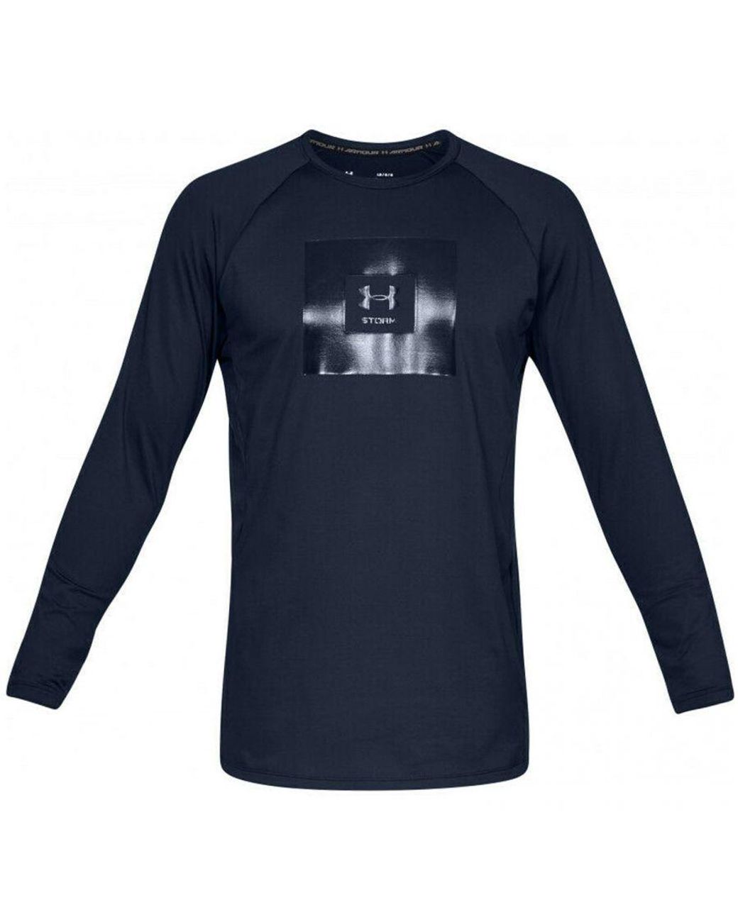 Under Armour Storm Cyclone Long Sleevet-shirt Navy - Cotton in Blue for Men  | Lyst UK