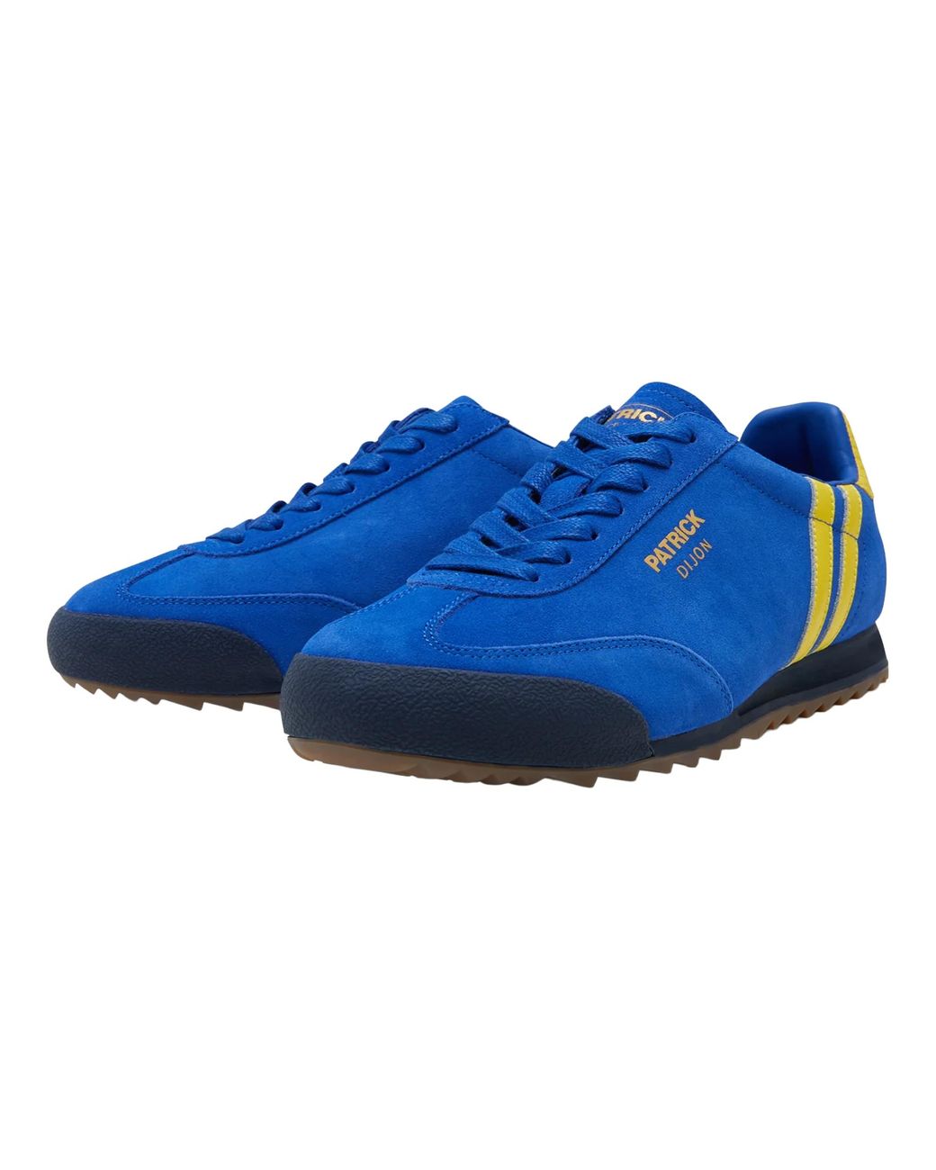 Patrick Blue Dijon Suede Running Trainers (Royal/ for men