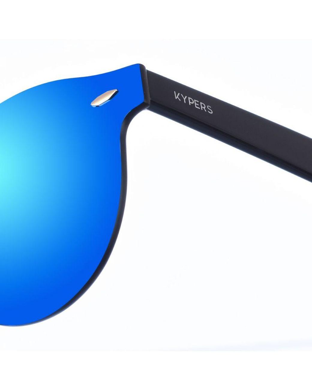 Kypers Blue Lua Oval-Shaped Nylon Sunglasses