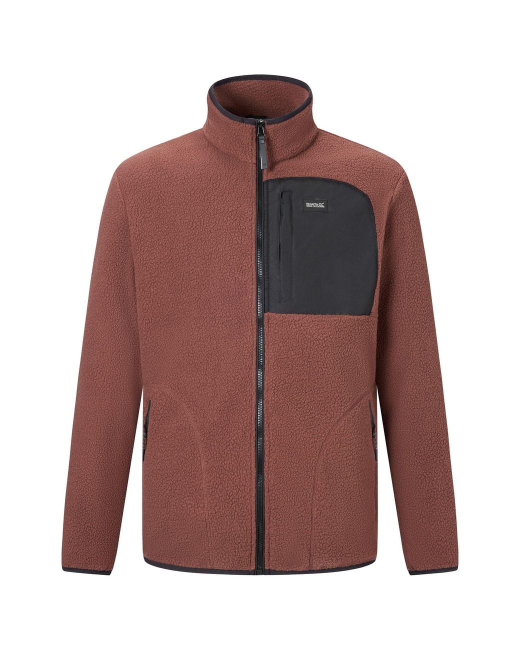 Regatta Brown Frankie Borg Fleece Jacket (Coffee Grounds/ for men