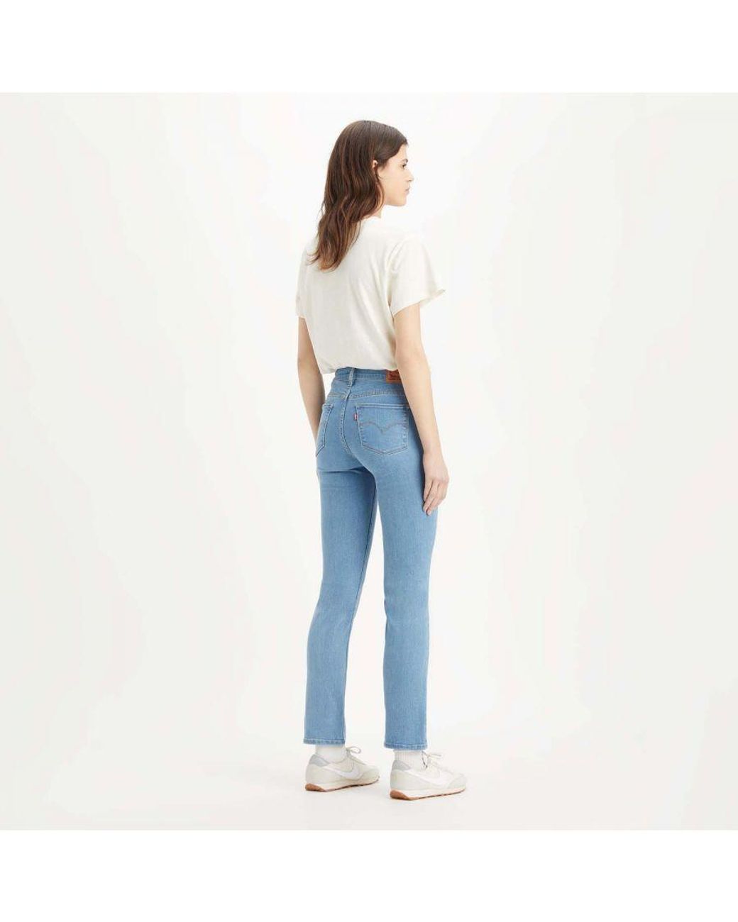Levi s Levi S Womenss 712 Slim Snatched Jeans in Blue Lyst UK