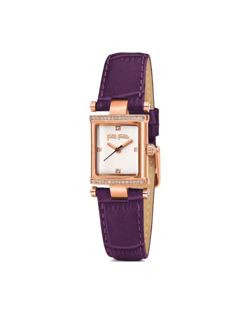 Folli Follie Purple Ladies Watch Quartz Stainless Steel