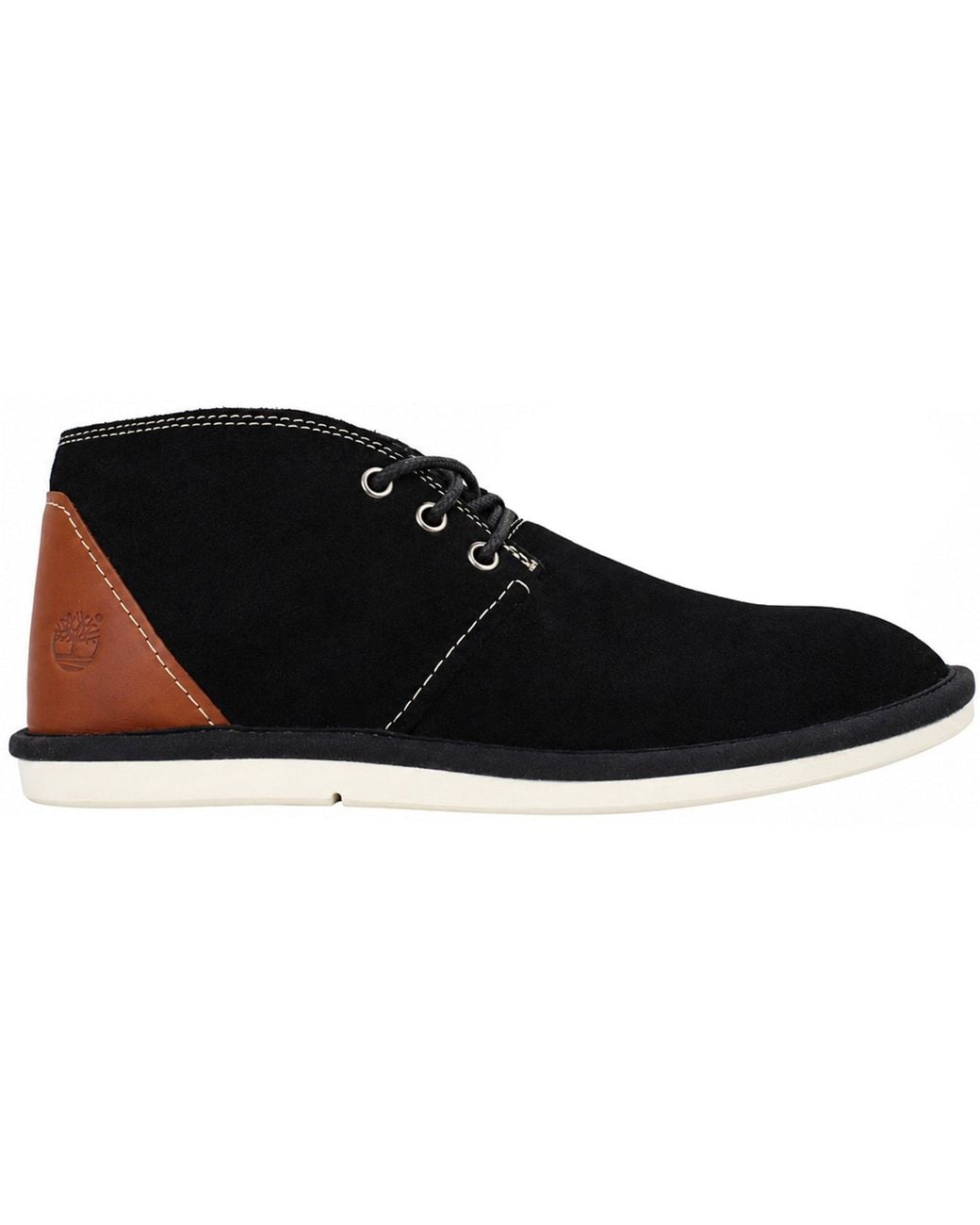 Timberland Black City Shuffler Chukka Boots Suede for men