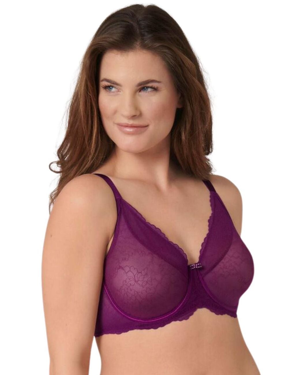 Triumph Purple 10209644 Mirage Spotlight Minimiser Bra