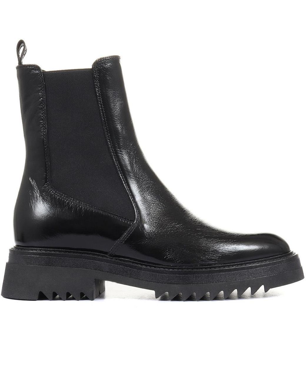 Jones Bootmaker Black Denno Chunky Chelsea Boots