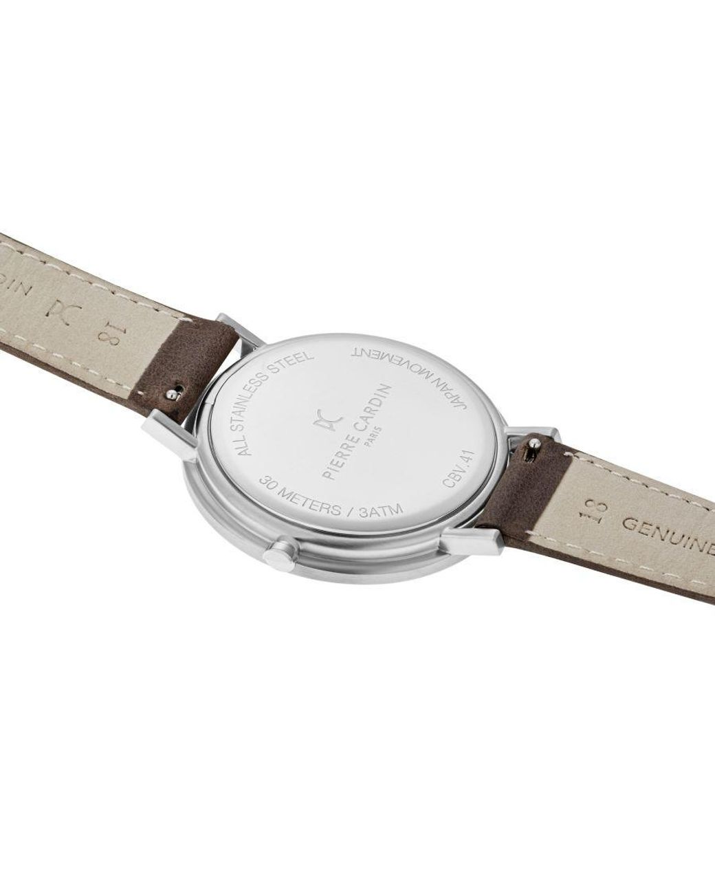 Pierre Cardin Metallic Belleville Park Watch Cbv.1026 Leather for men
