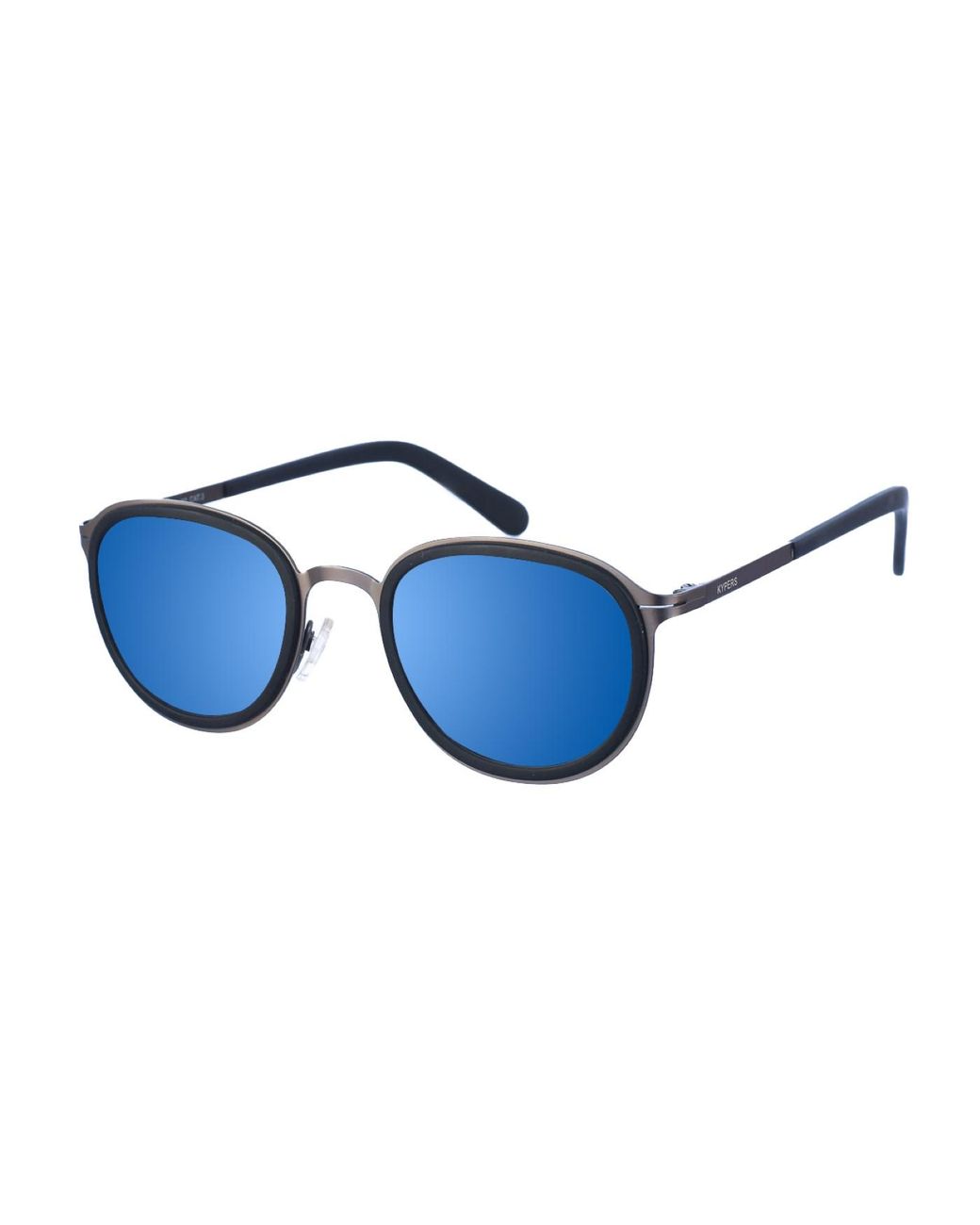 Kypers Blue Jossie Oval-Shaped Metal Sunglasses