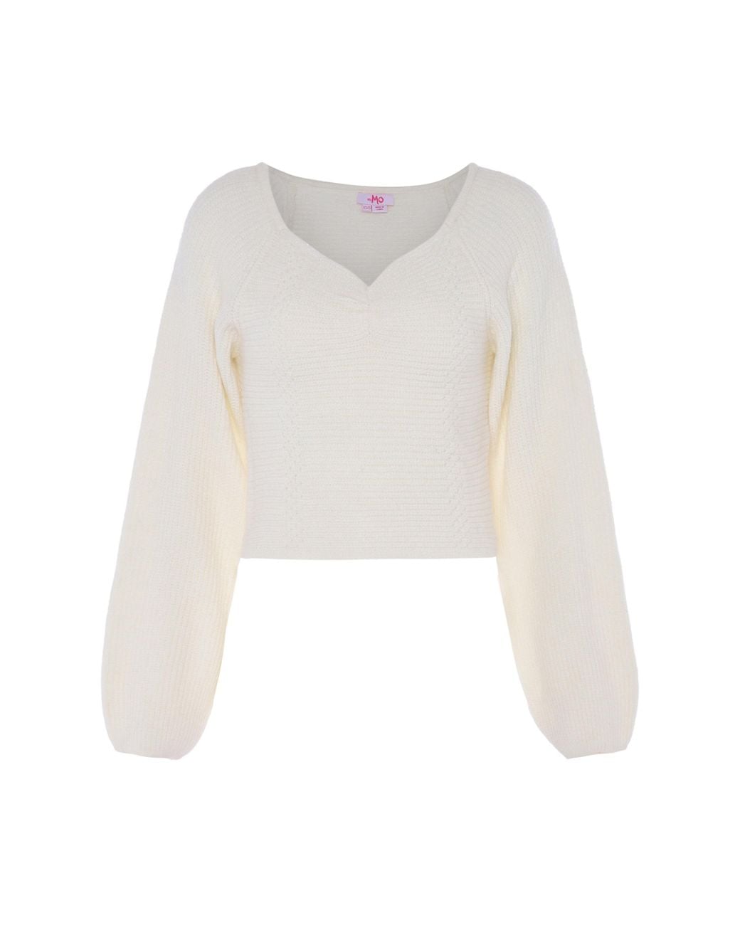 myMo Jumper Wolwit in het White