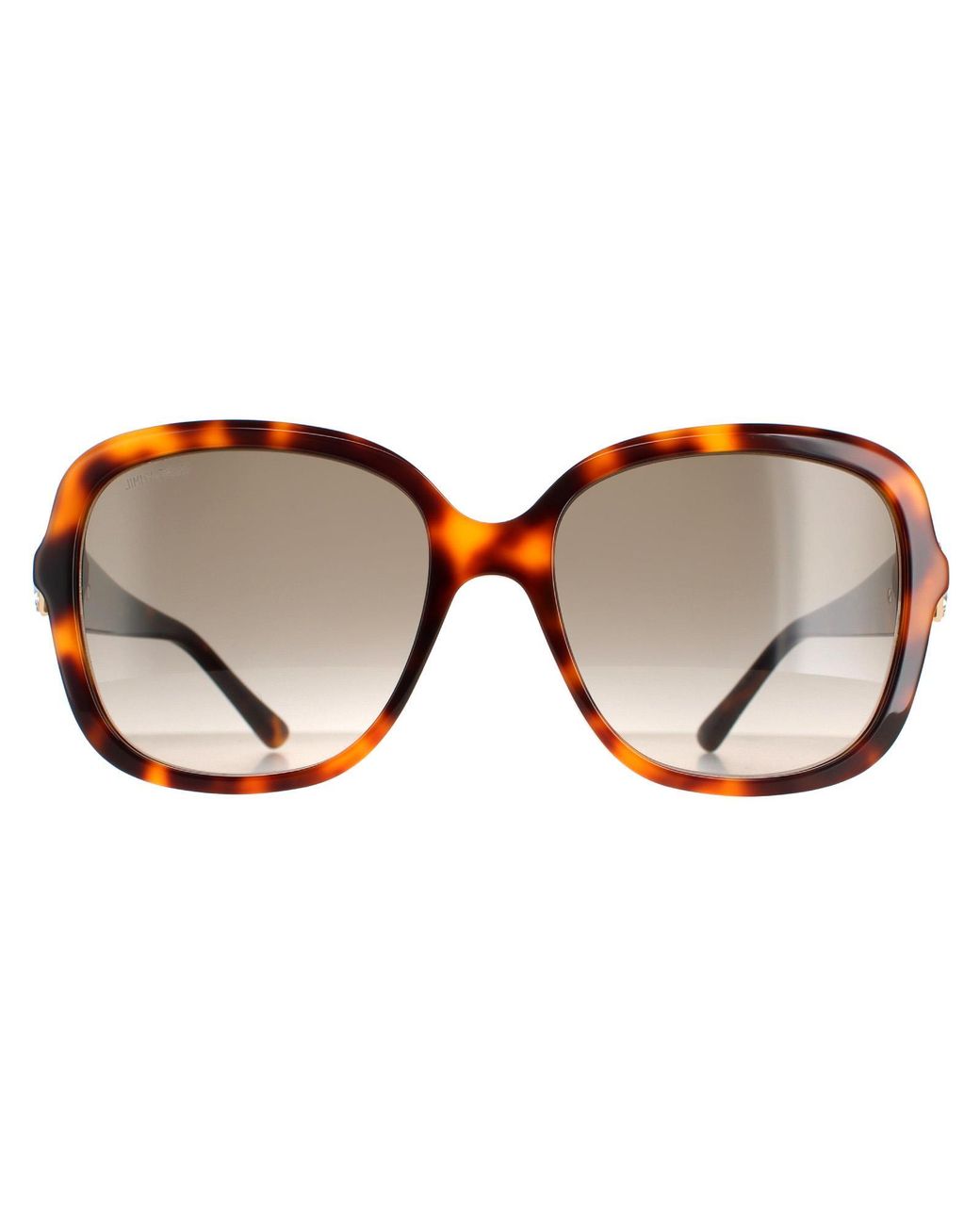 Jimmy Choo Brown Square Havana Gradient Sadie/S